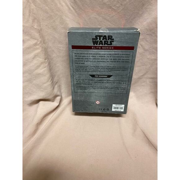 Star Wars Elite Series Poe Dameron Die Cast Disney Store 7" Action Figure - Picture 2 of 2